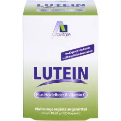 Lutein Kapseln 6 mg+Heidelbeer 120 St