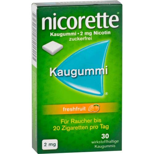 Nicorette Kaugummi 2 mg freshfruit 30 St