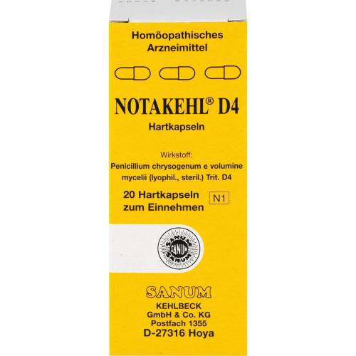Notakehl D 4 Kapseln 20 St