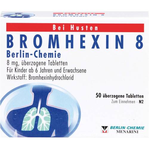 Bromhexin 8 Berlin Chemie überzogene Tabletten 50 St