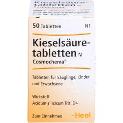 Kieselsäuretabletten N Cosmochema 50 St