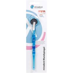Miradent Mundspiegel beschlagsfrei blau transp. 1 St
