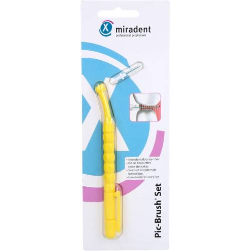 Miradent Interd.Pic-Brush Set gelb 1 St
