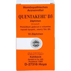 Quentakehl D 3 Zäpfchen 10 St