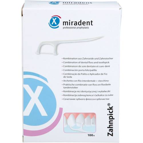 Miradent Zahnseidensticks Zahnpick 100 St