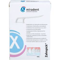 Miradent Zahnseidensticks Zahnpick 100 St