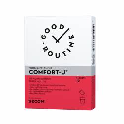 COMFORT-U, adjuvant in mentinerea sanatatii si echilibrului florei tractului urinar, 10 plicuri, Good Routine, Secom