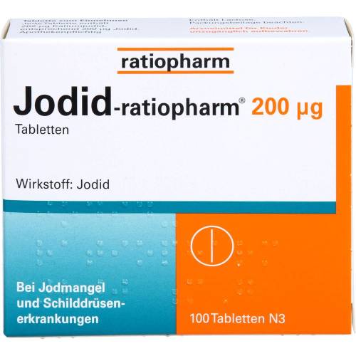 Jodid-ratiopharm 200 µg Tabletten 100 St