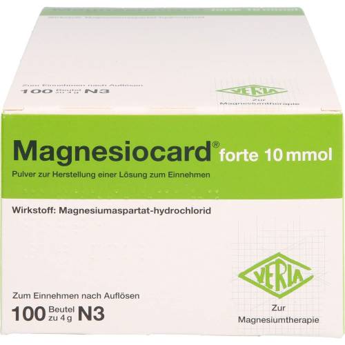 Magnesiocard forte 10 mmol Plv.z.Her.e.Lsg.z.Einn. 100 St