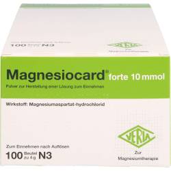 Magnesiocard forte 10 mmol Plv.z.Her.e.Lsg.z.Einn. 100 St