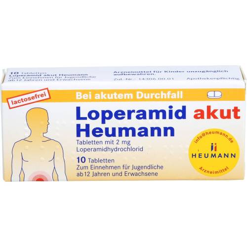 Loperamid akut Heumann Tabletten 10 St