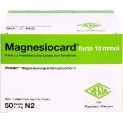 Magnesiocard forte 10 mmol Plv.z.Her.e.Lsg.z.Einn. 50 St