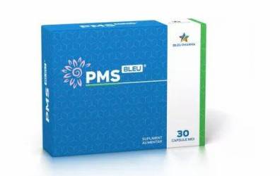PMS Bleu, Ciclu Menstrual, 30 capsule moi - Bleu Pharma