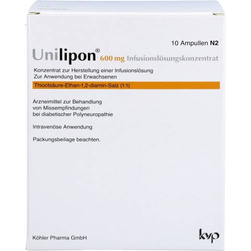 Unilipon 600 Infusionslösungskonzentrat 10 St