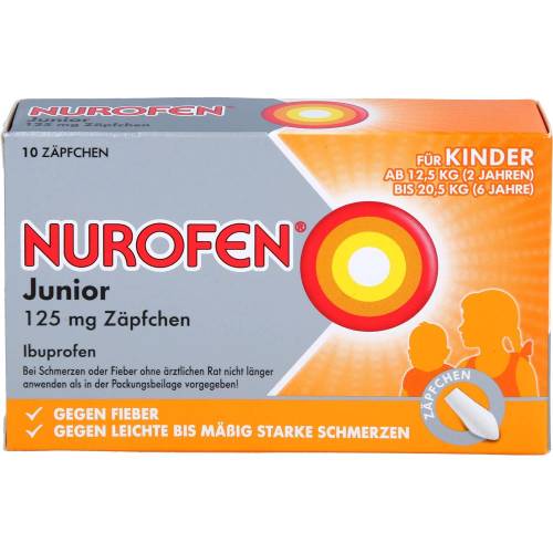 Nurofen Junior 125 mg Zäpfchen 10 St
