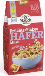 Musli cu fructe si fulgi, Fara gluten Eco-Bio 425g - BauckHof