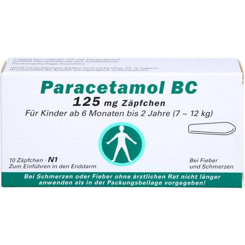 Paracetamol Bc 125 mg Suppositorien 10 St