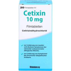 Cetixin 10 mg Filmtabletten 20 St