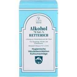 Alkohol 70% V/V Hetterich 500 ml
