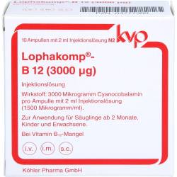Lophakomp B12 3.000 µg Injektionslösung 20 ml