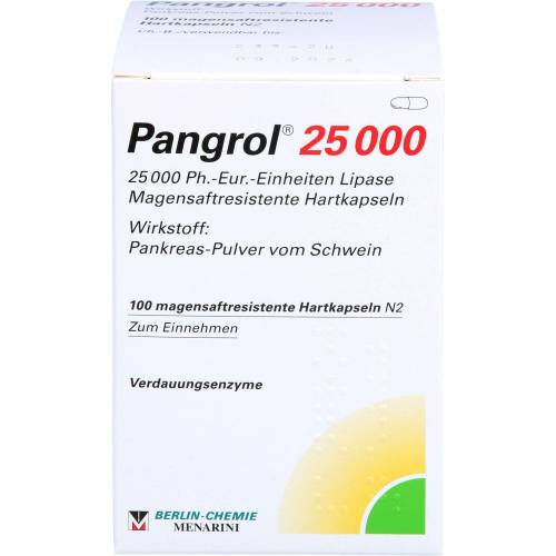Pangrol 25.000 Hartkps.m.magensaftr.überz.Pell. 100 St