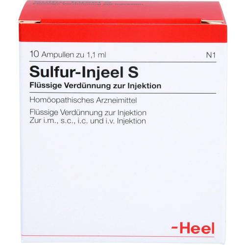 Sulfur Injeel S Ampullen 10 St
