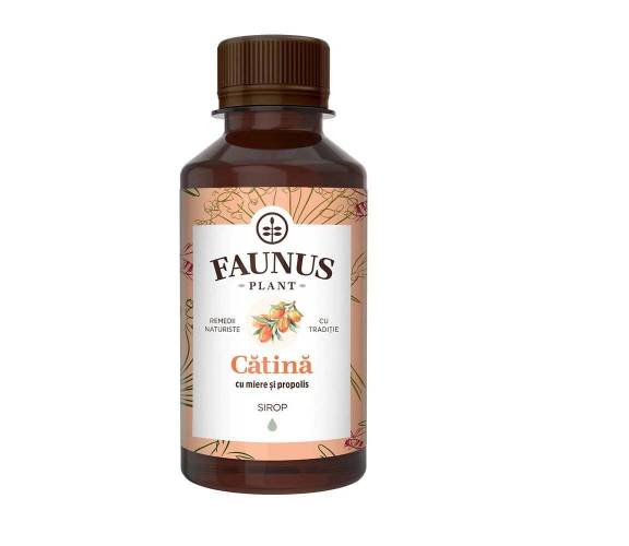 Sirop Catina cu Miere si Propolis, 200ml - Faunus plant