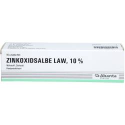 Zinkoxidsalbe Law 10% 50 g