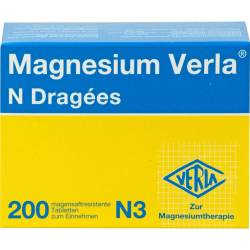 Magnesium Verla N Dragees 200 St