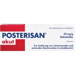 Posterisan akut 50 mg/g Rektalsalbe 25 g