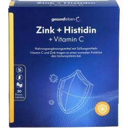 Gesund Leben Zink+Histidin+Vit.C Brausetabletten 30 St