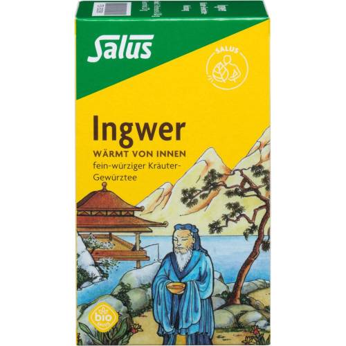 Ingwer Kräuter-Gewürztee Salus Filterbeutel 15 St
