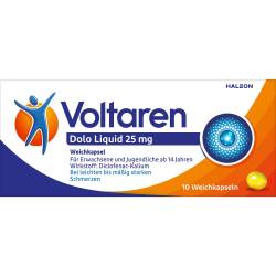 Voltaren Dolo Liquid 25 mg Weichkapseln 10 St