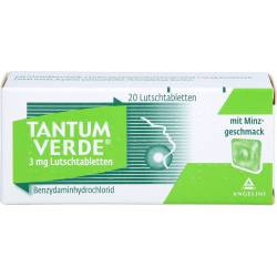 Tantum Verde 3 mg Lutschtabl.m.Minzgeschmack 20 St