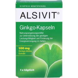Ginkgo 100 mg Alsivit Kapseln 30 St