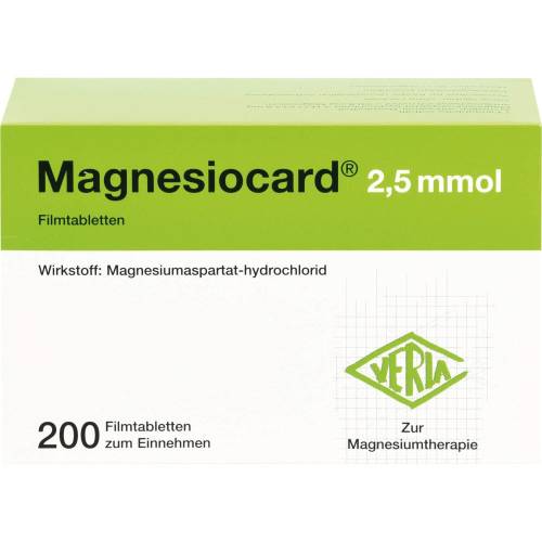 Magnesiocard 2,5 mmol Filmtabletten 200 St