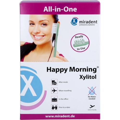 Miradent Einmalzahnbürste Happy Morning Xylitol 50 St