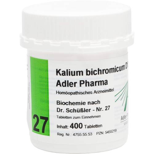 Biochemie Adler 27 Kalium bichrom D 12 Tabletten 400 St
