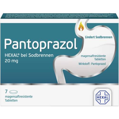 Pantoprazol Hexal b.Sodbrennen magensaftres.Tabl. 7 St