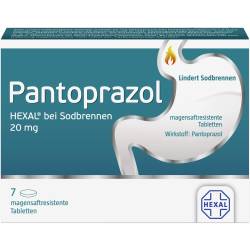 Pantoprazol Hexal b.Sodbrennen magensaftres.Tabl. 7 St