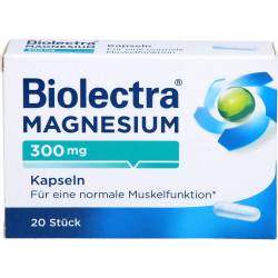 Biolectra Magnesium 300 mg Kapseln 20 St