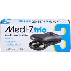 Medi 7 trio Tablettenteiler grau 1 St