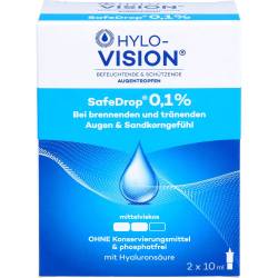 Hylo-Vision SafeDrop 0,1% Augentropfen 20 ml