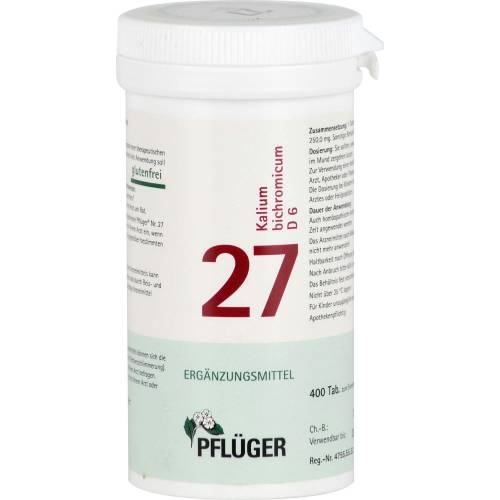 Biochemie Pflüger 27 Kalium bichromicum D 6 Tabl. 400 St