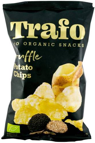 Chipsuri din cartofi cu trufe negre, eco-bio, 100g Trafo