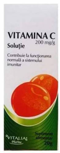 VITAMINA C SOLUTIE 20G - VITALIA PHARMA