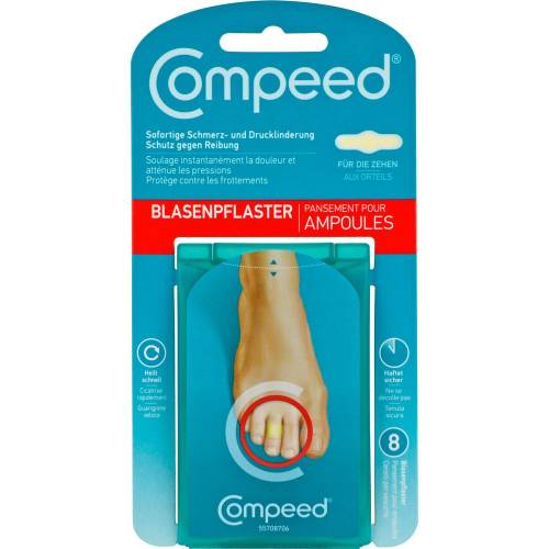 Compeed Blasenpflaster an den Zehen 8 St