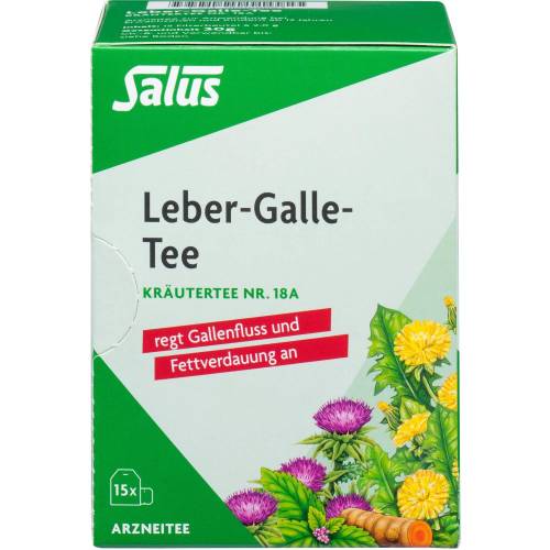 Leber Galle-Tee Kräutertee Nr.18a Salus Filterbtl. 15 St