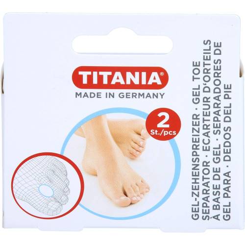 Zehenspreizer aus Gel Titania 2 St