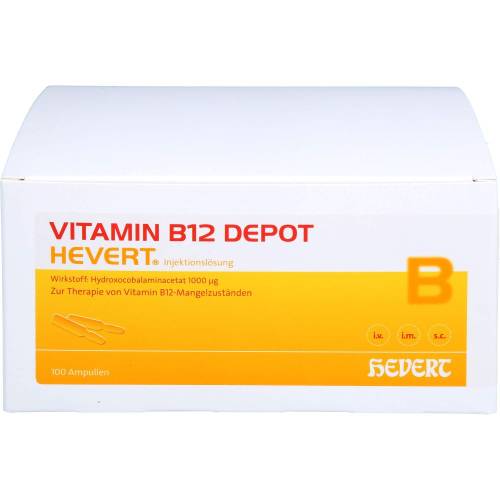 Vitamin B12 Depot Hevert Ampullen 100 St